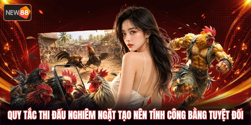 Quy tắc thi đấu nghiêm ngặt tạo nên tính công bằng tuyệt đối