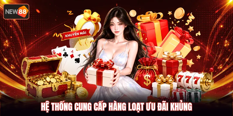 Hệ thống cung cấp hàng loạt ưu đãi khủng