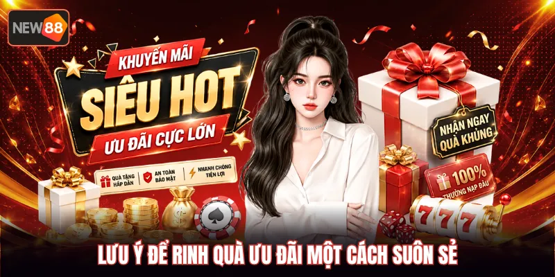 Lưu ý để rinh quà ưu đãi một cách suôn sẻ